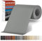 Sgooyir Leder Reparatur Set, 10x200cm Kunstleder Selbstklebend, Kunstleder Reparaturset Flicken Selbstklebend Patch für Autositze, Sofa, Jacken, couch, Möbel Grau