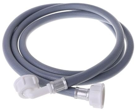 Washing Machine Dishwasher Inlet Pipe Water Feed Fill Hose with 90 Degree Bend(Style 150cm)