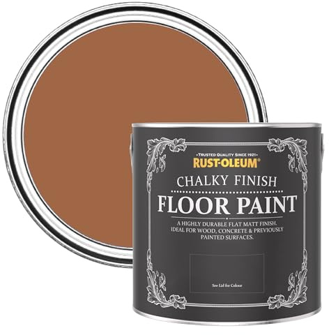 Rust-Oleum Scratch-Resistant Floor Paint in Chalky Finish - Cinnamon 2.5L