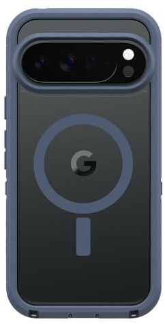 OtterBox Defender Pro XT Hülle für Google Pixel 10 Pro XL, Transparent/Blau | Mit Pixelsnap, Stoßfest und ultra-robust, Schützende Hülle, 7x getestet nach Militärstandard