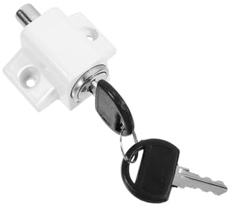 DIYEAH Sliding Window Lock Zinc Alloy Safety Window Restrictor Theft Sash Stopper for Upvc Doors Easy No Drill Installation Home Security Limiter