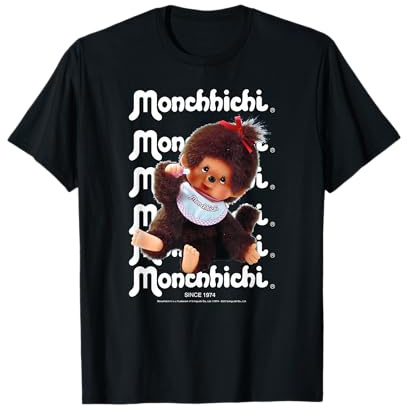 Monchhichi Cute Thumbs Up Fluffy Little Guy Vintage Photo T-Shirt