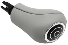 GZOVERSEA Auto Schwarz Grau Automatischer Schaltknauf Boot Hebel Ersatz Kompatibel for BENZ CE GLK AMG W204 W212 W207 X204 C204 C63 C300 C250 C350(Gray Model A)