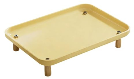 LOVIVER Raised Puppy Feeder Stand Dog Bowl Stand Pet Food Table Washable Cat Dog Bowl Tray, for Automatic Pet Feeder Food Dispenser