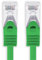 10m - grün - 1 Stück CAT.7 Netzwerkkabel Sftp (Rohkabel) Patchkabel (SET) 10000Mbit/s - 500 MHz konfektioniert mit 2 RJ45 Stecker Cat6a
