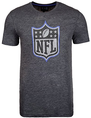 New Era NFL Logo T Shirt Grey Football Unisex Size Outline Men Kids Women - S