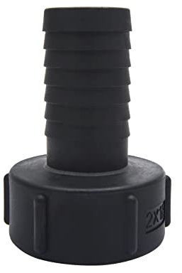 Vogueing Way Wassertank, 1000 l, IBC, 12 mm, 25 mm, 38 mm, 50 mm, Schwarz