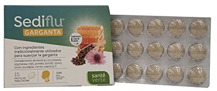 Sv Sediflu Garganta 15 Pastillas