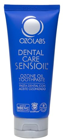 OZOLABS | Ozonisiertes Olivenöl Zahnpasta | Sauberer und gesunder Mund | ISO 9001 | 100 cc