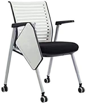 Dbtxwd Chaise de Formation pour Salle de réunion avec Tablette pour Personnel de Bureau, métal Solide et Robuste La Chaise d'ordinateur d'étudiant d'entreprise,C
