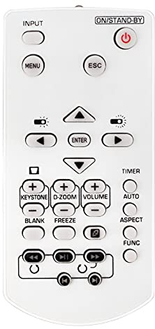 YT-141 Replacement Remote Control fit for Casio Projector XJ-V10X XJ-V110 XJ-F10X XJ-F20XN XJ- F100W XJ-F200WN XJ-F210WN