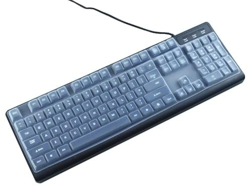 Keyboard Skin Compatible with Corsair K60 RGB Pro/Corsair K60 RGB Pro SE/Corsair K60 RGB Pro Low Profile Mechanical Gaming Keyboard, Corsair Wired K60 RGB Pro Mechanical Gaming Keyboard (Clear)