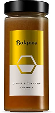 Balqees Raw Honey Fusion Honey (Ginger & Turmeric, 400g)