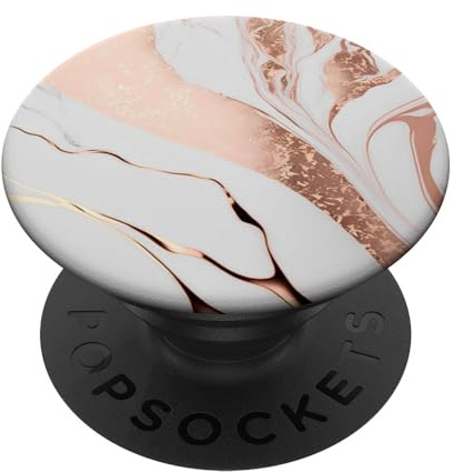 Rose Gold Marble PopSockets Adhesive PopGrip
