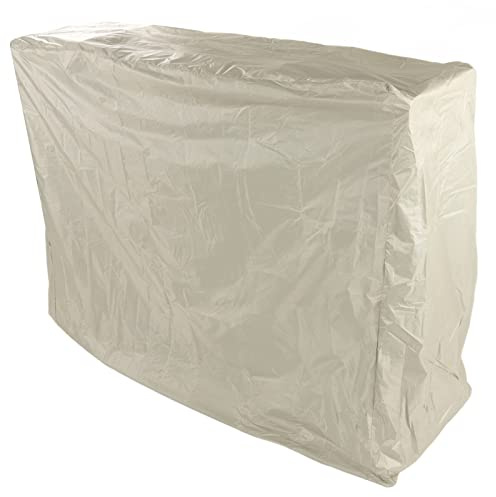 Outdoor-Tischtennistisch-Abdeckung 190 Leichte Tischtennistisch-Abdeckung Silberbeschichteter Sonnenschutz Wasserdicht Für Den Außenbereich (Beige)