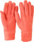 styleBREAKER Damen Touchscreen Fleece Handschuhe Einfarbig, warme Fingerhandschuhe, Winter 09010047, Farbe:Orange