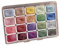Sweetness 20-Farben-Aquarell-Malset-Zubehör Metallic-Aquarellfarben-Set, Glitzer-Aquarell-Festfarbkasten (1ML-A)