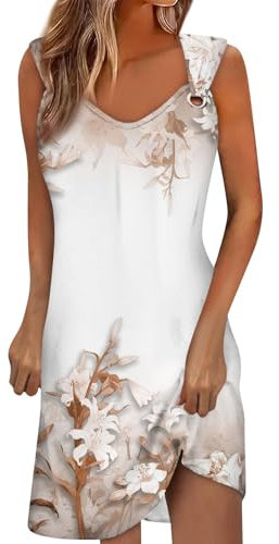RMBLYfeiye Sommerkleid Damen Lang Mutter Tochter Kleid Off Shoulder Rockabilly Kleider Abendkleid Elegant Für Hochzeit Tunika