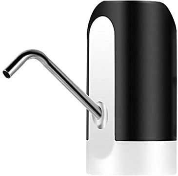 Water Bottle Pump,Portable Electric Water Dispenser,USB Rechargeable Automatic Drinking Water Switch,Universal 2-5 Gallon Bottle for Home, Kitchen, Office, School, Outdoor Camping (Black)