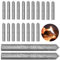24 Pièces Baguettes De Soudage Basse Température,Tadpolez Baguettes de Soudage en Aluminium,Soudage Soudure en Aluminium à Basse Température,Soudage En Aluminium,Pour Acier Inoxydable,Fer,Aluminium