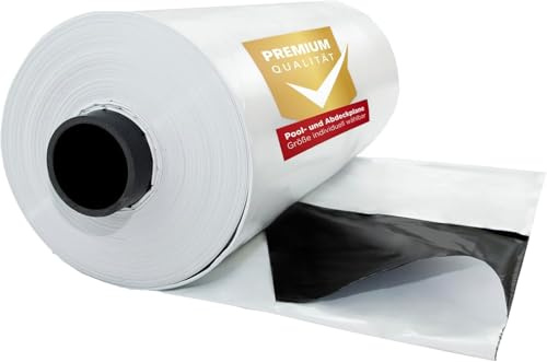 Bâche de Piscine Premium 8x20m, résistante aux UV, résistante à la déchirure, Opaque, imperméable, sans algues - Bâche de Couverture de Haute qualité pour Piscine et Jardin, bâche de Protection