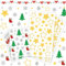 264 Weihnachtsaufkleber Glitzer, Aufkleber Weihnachten Gold 8 Blätter, Weihnachtssticker Selbstklebend, Sticker Weihnachten Sterne, Aufkleber Für Weihnachtskugeln, Flaschen Weihnachten, Geschenke