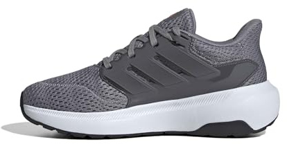 adidas Unisex Kids ULTIMASHOW 2.0 Shoes Junior, Grey Three/Grey Four/Bright red, 5 UK