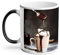 Mug Thermo-réactif Tasse Magique - coulis de chocolat chantilly - 325 ml