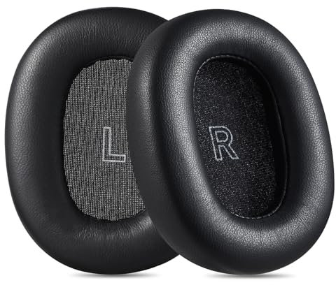 AHG Accessory House Global Almohadillas de repuesto mejoradas Beoplay H95 compatibles con auriculares Bang & Olufsen Beoplay H95 (negro), piel de oveja, espuma de alta densidad, imán fuerte
