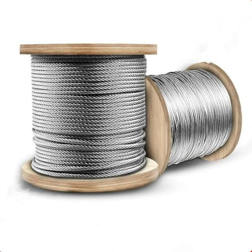 Durchmesser 0,3,0 mm – 8,0 mm, Drahtseil aus Edelstahl 304, weiches Kabel, Angel-Wäscheleine, Hebeseil, rostfreie Leine, 7 x 7 Struktur, Durchmesser 4,0 mm – 5 Meter