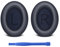 Wanme Ohrpolster für Bose QuietComfort 35 & Quiet Comfort 35 II Kopfhörer, weiche Protein-Leder, Schalldämmungsschaum, für Bose QC 35ii/35/25/15 QC2/Ae2, Blau