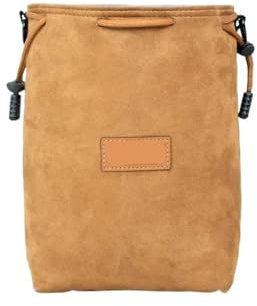 WMAMBZNDHP Fit For Instax Fit For Mini 12 EVO Camera Bag Fit For Canon Fit For Nikon Fit For Sony Fit For Pentax Travel Single Shoulder Bag Fit For Iphone 15 Fit For Airpods Pro Waterproof Pouch(Brown