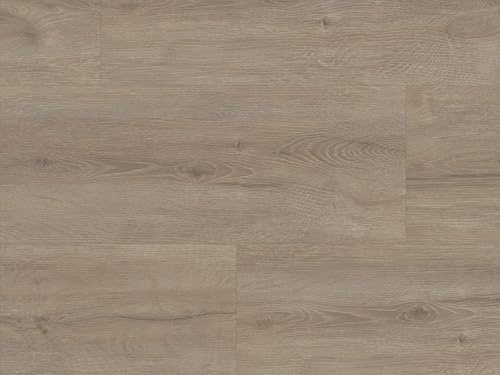 Klick Vinylboden/Designboden (2,782 m² je Packung) mit natürlichen Farbtönen und Premium Oberfläche, wasserfest, für Fußbodenheizung und Feuchträume geeignet, QNG-ready