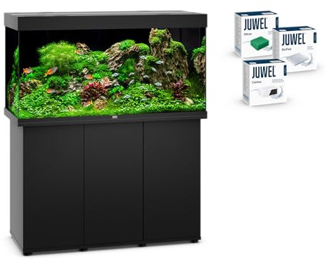 JUWEL Aquarium Rio 350 Kombination Schwarz Premium-Bundle