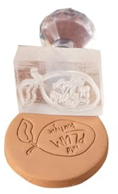 Personalisierter Stempel für Seife, Keks-Fondant-Form mit Logo, DIY-Töpfer-Ton, Signatur-Stempel, einzigartiges Töpfer-Ton-Werkzeug, Geschenk