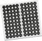 100 PVC Kreise nummeriert 1-100 15mm Klebepunkte von Finest-Folia Aufkleber Folie (R013 Schwarz)