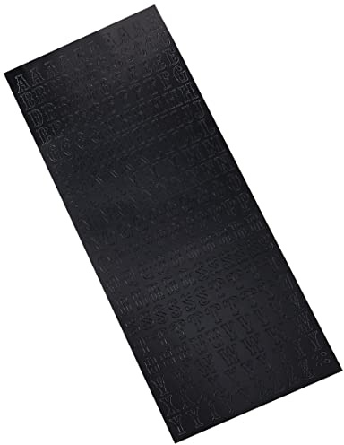 Anitas Outline Stickers, Traditonal Alphabet, Black, For Scrapbooking, Card Making, Kids Play, Homework, Art, Craft, Embelish, Decorative, Paper, Card, Glass, Metal, Plastic, Foam