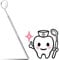 Zahnarztspiegel,Bobury Edelstahl Mundspiegel Dentalspiegel Mund Zahn Inspektion Spiegel Zahnspiegel Speculum Stomatoscope Zahnarzt Werkzeug