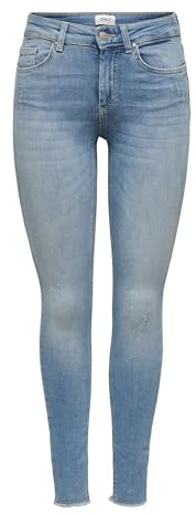 ONLY Female Skinny Jeans ONLBLUSH Mid Rise Skinny Fit Knöchellang Jeans