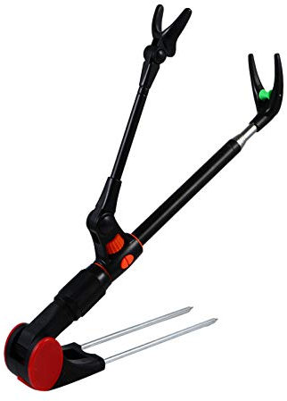 BESPORTBLE Angelrute Stativ St?nder Aluminiumlegierung Teleskop Angelruten St?nder Halter Fischstange Halterung Halterung Rack für Sea Beach Grobufer 38X6x3cm