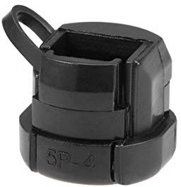 sourcing map Cable Grommets Twist Lock Cable Wire Ties Round Strain Bushing 13.7x11mm Nylon Black 30pcs