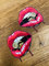Bullet KISS Lips Aufkleber Sticker 2X Set Porno Sexy Tattoo Tuning Auto V8 Se48
