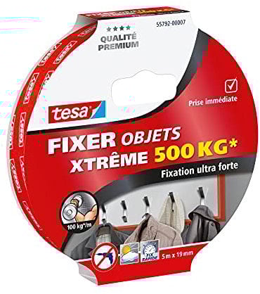Ultrastarkes doppelseitiges Klebeband, 5m x 19mm, 500 kg