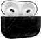 MyGadget Hülle [ Marmor Muster ] kompatibel mit Apple AirPods 3. Generation - Qi kompatibel - Case Schutzhülle - robuster & stoßfester Bumper - Marmor Schwarz