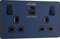 BG Electrical Evolve - Presa di alimentazione a doppio interruttore con porte di ricarica USB C (30 W) e USB A (2,1 A)