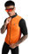 SIROKO - Winddichte Fahrradweste V1 Season - M - Leuchtendes Orange