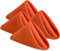 Utopia Home Stoffservietten, 50,8 x 50,8 cm, gesäumte Kanten, waschbar und wiederverwendbar, ideal für Partys, Hochzeiten und Abendessen, Orange, 24 Stück