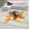 Teppich-Traum Gästezimmer Designerteppich mit modernem Splash Brush Muster bunt lila Creme türkis, Größe 200 x 290 cm