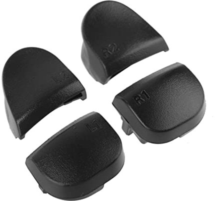 FOLOSAFENAR Gamepad-Tastenkappen, L1 L2 R1 R2 Gamepad-Tastenabdeckung, schützendes ABS, tragbar für für Joystick