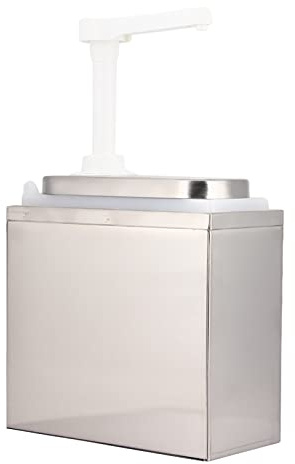 Dispenser di da Grande Capacità con Pompa per 2L con Base per Uso Domestico e Professionale